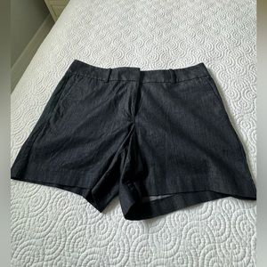 Ann Taylor Dark Dress Denim Shorts